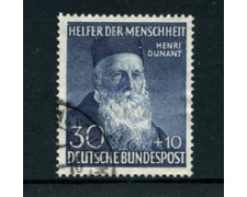 1952 - LOTTO/24238 - GERMANIA FEDERALE - BENEFICENZA H. DUNANT - USATO 1952 - LOTTO/24238 - GERMANIA FEDERALE - BENEFICENZA H. DUNANT - USATO