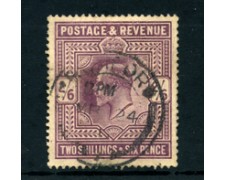 1902 - LOTTO/24276 - GRAN BRETAGNA - 2/6 VIOLETTO RE EDOARDO VII° - USATO