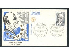 1975 - FRANCIA - ROBERT SCHUMAN - BUSTA FDC - LOTTO/26479