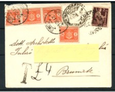 1946 - ITALIA REPUBBLICA - LOTTO/24698 - BUSTA PER BRUNATE (CO) TASSATA
