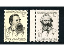 1964 - YUGOSLAVIA - INTERNAZIONALE SOCIALISTA 2v. NUOVI - LOTTO725009