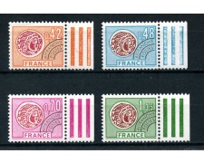 1975 FRANCIA - PREANNULLATI MONETA GALLICA 4v. NUOVI - LOTTO/25067 1975 FRANCIA - PREANNULLATI MONETA GALLICA 4v. NUOVI - LOTTO/25067
