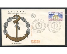 1976 - FRANCIA - ASSOCIAZIONE UFFICIALI DELLA MARINA - BUSTA FDC - LOTTO/25129