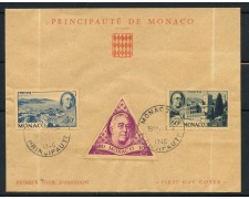 1946 - MONACO - IN ONORE PRESIDENTE ROOSEVELT 3v. - BUSTA FDC - LOTTO/25143 1946 - MONACO - IN ONORE PRESIDENTE ROOSEVELT 3v. - BUSTA FDC - LOTTO/25143