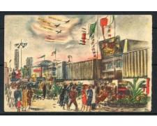 1949 - ITALIA - LOTTO/25189 - CARTOLINA PUBBLICITARIA A COLORI FIERA DI MILANO - VIAGGIATA -