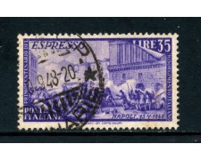 1948 - ITALIA REPUBBLICA - 35 LIRE RISORGIMENTO ESPRESSO - USATO - LOTTO/25241A