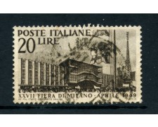 1949 - ITALIA REPUBBLICA - 27° FIERA DI MILANO - USATO - LOTTO/25251A
