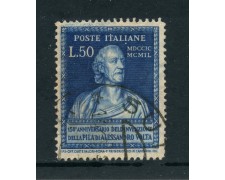 1949 - REPUBBLICA - 50 LIRE A. VOLTA - USATO - LOTTO/25254