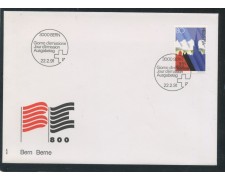 1991 - SVIZZERA - CENTENARIO CITTA' DI BERNA - BUSTA FDC - LOTTO/25310