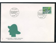 1990 - SVIZZERA - LAVORO DELL'UOMO PESCATORE - BUSTA FDC - LOTTO/25314