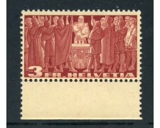 1938 - SVIZZERA - 3 Fr. SOGGETTI STORICI - NUOVO - LOTTO/25335 1938 - SVIZZERA - 3 Fr. SOGGETTI STORICI - NUOVO - LOTTO/25335