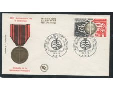 1974 - FRANCIA - ANNIVERSARIO LIBERAZIONE - BUSTA FDC - LOTTO/25353