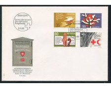 1986 - SVIZZERA - PROPAGANDA 4v. - BUSTA FDC - LOTTO/25375