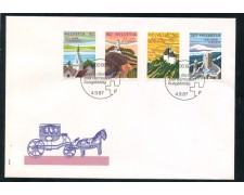 1987 - SVIZZERA - TURISMO IN SVIZZERA 4v. - BUSTA FDC - LOTTO/25378