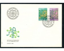 1988 - SVIZZERA - EUROPA 2v - BUSTA FDC - LOTTO/25381