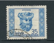 1952 - GERMANIA ORIENTALE DDR - 35 p. AVICENNA - USATO - LOTTO/25412 1952 - GERMANIA ORIENTALE DDR - 35 p. AVICENNA - USATO - LOTTO/25412