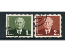 1953 - GERMANIA ORIENTALE DDR - PRESIDENTE PIECK 2v. - USATI - LOTTO/25413 1953 - GERMANIA ORIENTALE DDR - PRESIDENTE PIECK 2v. - USATI - LOTTO/25413