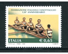 2008 - REPUBBLICA - FEDERAZIONE CANOTTAGGIO - NUOVO - LOTTO/25421