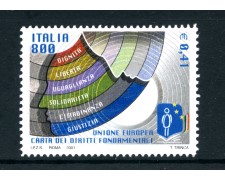 2001 - REPUBBLICA - CARTA DEI DIRITTI - NUOVO - LOTTO/25655