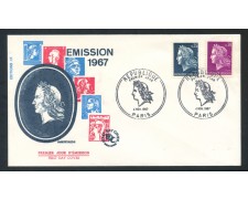 1967 - FRANCIA - 25/30c. MARIANNA DI CHEFFER - BUSTA FDC - LOTTO/25756