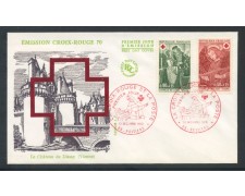 1970 - FRANCIA - PRO CROCE ROSSA - BUSTA FDC - LOTTO/25758