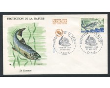 1972 - FRANCIA - SALMONE - BUSTA FDC - LOTTO/25804
