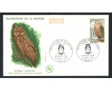 1972 - FRANCIA - GUFO REALE - BUSTA FDC - LOTTO/25805