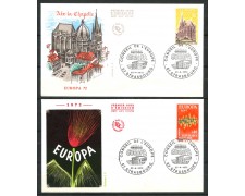 1972 - FRANCIA - EUROPA - 2 BUSTE FDC - LOTTO/25808