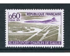 1974 - FRANCIA - AEROPORTO C. DE GAULLE - NUOVO - LOTTO/26087