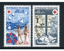 1974 - FRANCIA - CROCE ROSSA 2v. - NUOVI - LOTTO/26105