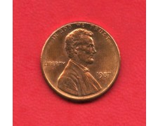 1987 - STATI UNITI - 1 CENT. LINCOLN - LOTTO/M26230