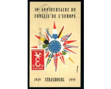 1959 - FRANCIA - 10 ANNIVERSARIO CONSIGLIO D'EUROPA - LOTTO/26267