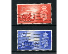 1948 - GRAN BRETAGNA - ANNIV.LIBERAZIONE ISOLE 2v. - USATI - LOTTO/26301 1948 - GRAN BRETAGNA - ANNIV.LIBERAZIONE ISOLE 2v. - USATI - LOTTO/26301