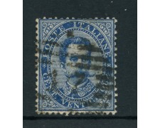 1879 - REGNO - 25 cent. AZZURRO RE UMBERTO I° - USATO - LOTTO/26429 1879 - REGNO - 25 cent. AZZURRO RE UMBERTO I° - USATO - LOTTO/26429