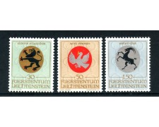 1969 - LIECHTENSTEIN - STEMMI 3v. - NUOVI - LOTTO/26450
