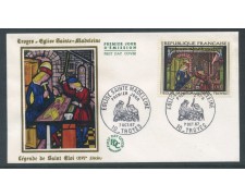 1967 - FRANCIA - VETRATA CHIESA DI TROYES - BUSTA FDC - LOTTO/26507