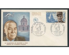 1970 - FRANCIA - MARESCIALLO JUIN - BUSTA FDC - LOTTO/26528