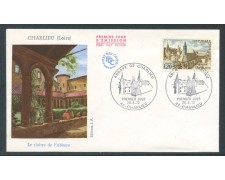 1972 - FRANCIA - ABBAZIA DI CHARLIEU - BUSTA FDC - LOTTO/26569