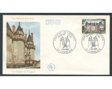 1968 - FRANCIA - CASTELLO DI  LANGEAIS - BUSTA FDC - LOTTO/26615