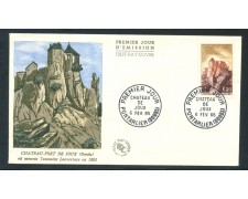 1965 - FRANCIA - CASTELLO FORT DE JOUX - BUSTA FDC - LOTTO/26654