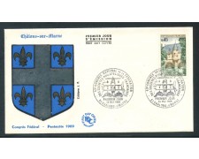1969 - FRANCIA - CONGRESSO SOCIETA' FILATELICHE - BUSTA FDC - LOTTO/26661
