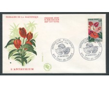 1973 - FRANCIA - ANTHURIUM DELLA MARTINICA - BUSTA FDC - LOTTO/26678