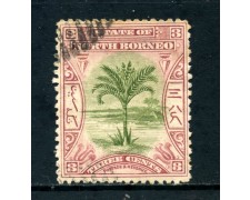 1897/900 - NORD BORNEO - 3 CENT. LILLA VERDE - USATO - LOTTO/26985 1897/900 - NORD BORNEO - 3 CENT. LILLA VERDE - USATO - LOTTO/26985