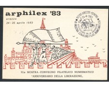 1983 - REPUBBLICA - AREZZO - ANNIVERSARIO LIBERAZIONE - CARTOLINA - LOTTO/27795 1983 - REPUBBLICA - AREZZO - ANNIVERSARIO LIBERAZIONE - CARTOLINA - LOTTO/27795