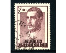 1957 - AUSTRIA - VON JAUREGG - USATO - LOTTO/27919