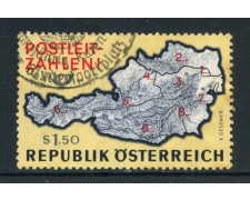 1966 - AUSTRIA - CODICE POSTALE - USATO - LOTTO/27936 1966 - AUSTRIA - CODICE POSTALE - USATO - LOTTO/27936