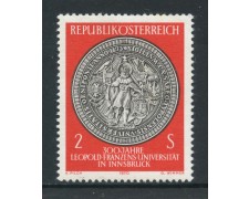 1970 - AUSTRIA - UNIVERSITA' LEOPOLDO FRANCESCO - NUOVO - LOTTO/27950 1970 - AUSTRIA - UNIVERSITA' LEOPOLDO FRANCESCO - NUOVO - LOTTO/27950