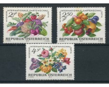 1974 - AUSTRIA - MOSTRA DI ORTICULTURA 3v. NUOVI - LOTTO/28004