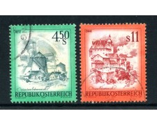 1976 - AUSTRIA - PAESAGGI 2v. - USATI - LOTTO/28078