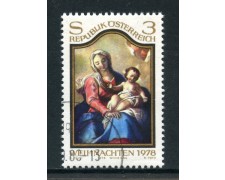 1978 - AUSTRIA - NATALE - USATO - LOTTO/28124 1978 - AUSTRIA - NATALE - USATO - LOTTO/28124